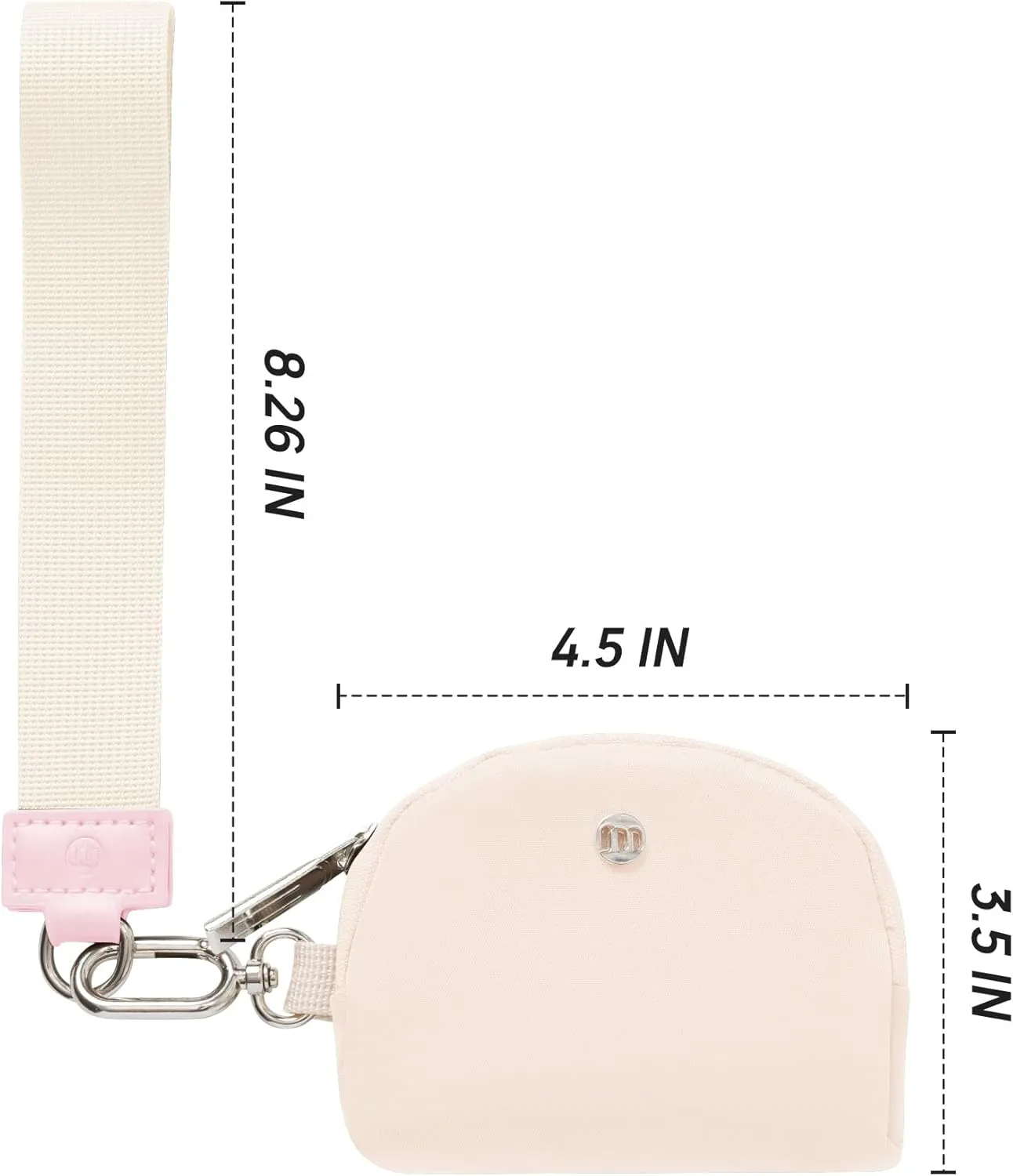 Mum's memory Mini Zip Around Wristlet Wallet for Women Dual Pouch Wristlet Portable keychain wallet Coin Purse Mini Women Coin Pocket