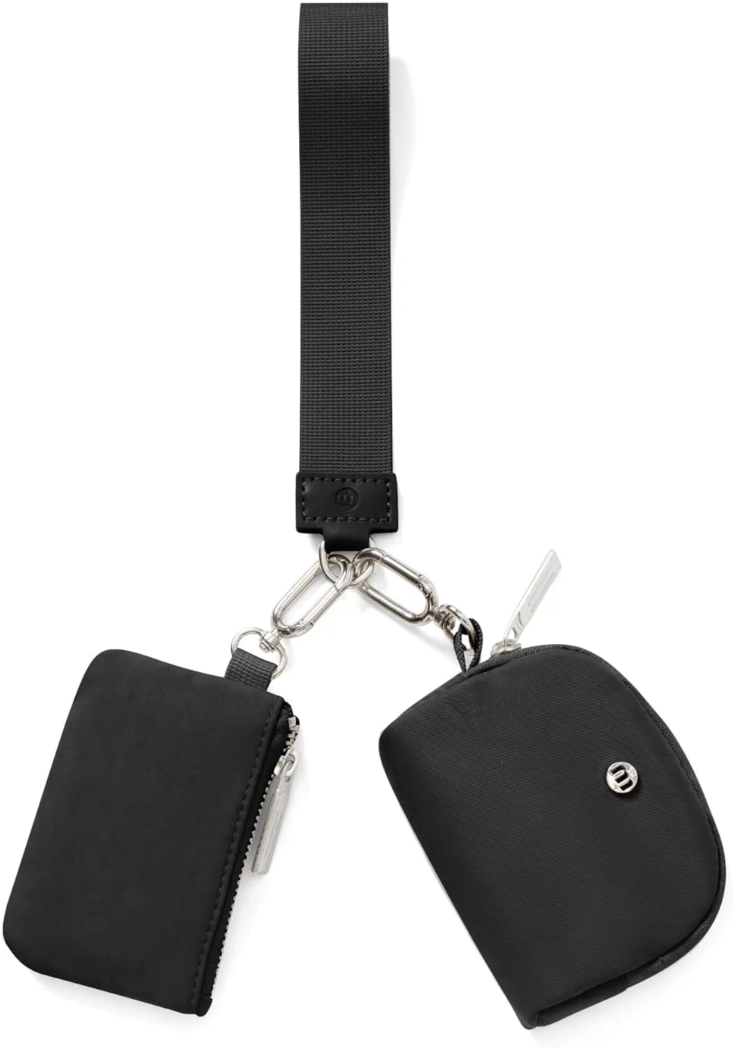 Mum's memory Mini Zip Around Wristlet Wallet for Women Dual Pouch Wristlet Portable keychain wallet Coin Purse Mini Women Coin Pocket