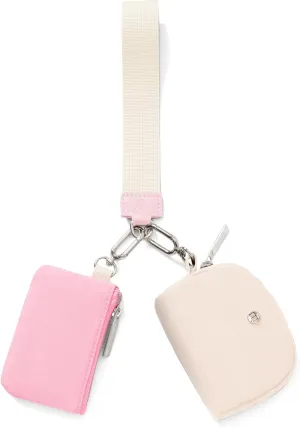 Mum's memory Mini Zip Around Wristlet Wallet for Women Dual Pouch Wristlet Portable keychain wallet Coin Purse Mini Women Coin Pocket
