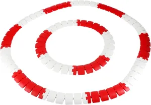 New 60 Pcs Drift Field Fence Drift Track for 1/28 Wltoys K979 K999 Mini-Z Mini-D Rc Car,Soft Silicone Durable Anti-Scratch Drift Runway Race Car Track Decorative Accessories