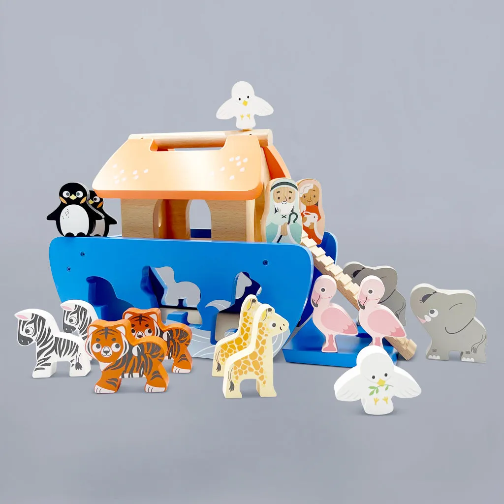 Noah's Ark Wooden Shape Sorter