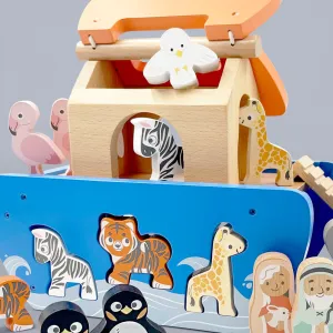 Noah's Ark Wooden Shape Sorter