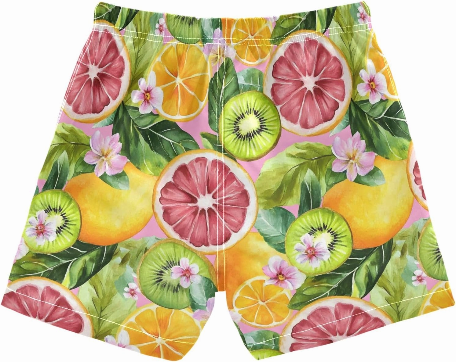 ODAWA Colorful Snake Black Boys Swim Trunks Toddler Swim Shorts Little Boy Bathing Suit Swimsuit with Mesh Lining 2T
