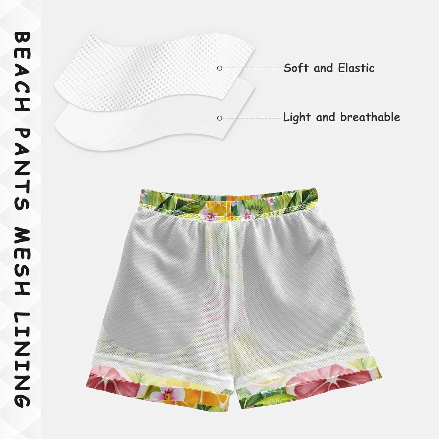 ODAWA Colorful Snake Black Boys Swim Trunks Toddler Swim Shorts Little Boy Bathing Suit Swimsuit with Mesh Lining 2T
