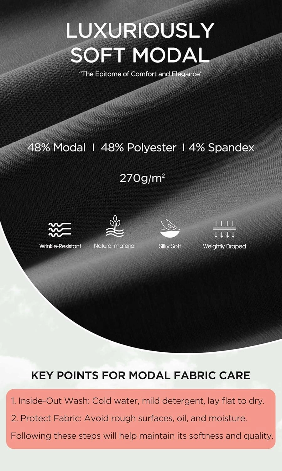 ODODOS Modal Soft Wrap Mini Skorts with Pocket for Women High Waist Asymmetrical Hem Relaxed Shorts