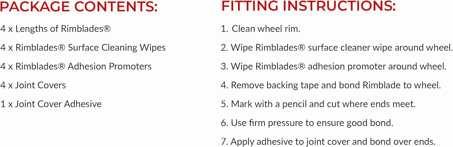 Original Red Alloy Wheel Protectors - DIY | 9 Colors Available | Universal Fit For All Wheels | Durable Rim Guards | Car Wheel Scratch Protection | Rim Protection