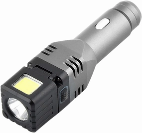 Outdoor Camping Home LED Flashlight, Mini Car Chargeable Lantern Torch Light Built-in Lithium Battery Car Cigarette Socket Light Accessory Tool