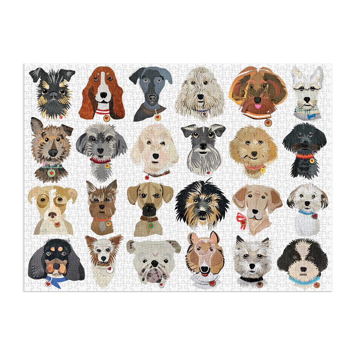 Paper Dogs 1000 Pc Puzzle