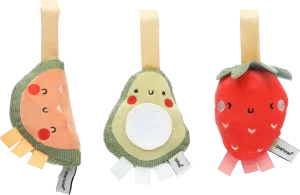 Pearhead Fruit Stroller Toy Set
