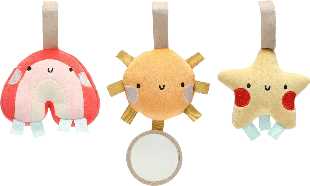 Pearhead Rainbow Stroller Toy Set