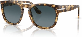 Persol Elio PO3333S Square Sunglasses for Men for Women   BUNDLE With Designer iWear Complimentary Eyewear Kit