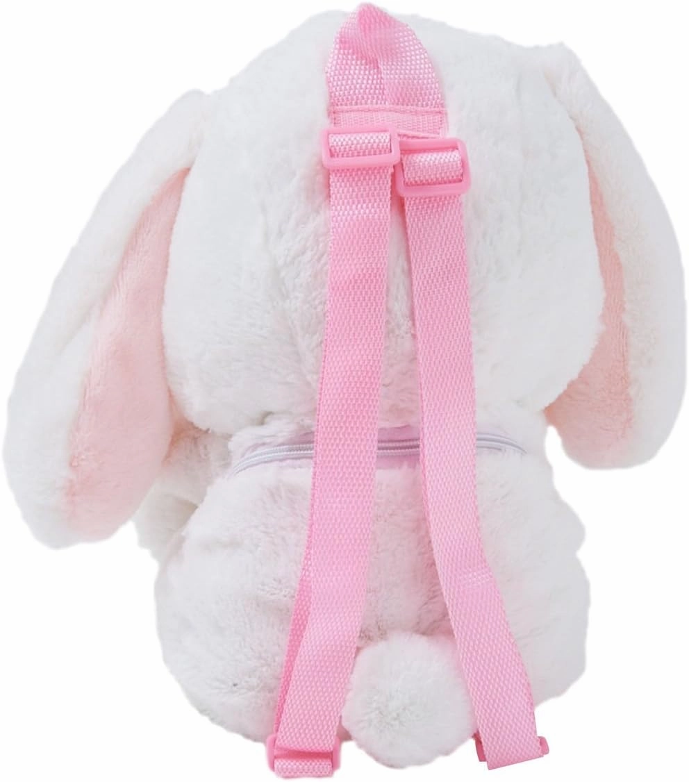 Plush Stuffed Animal Backpack Bunny Backpack with Adjustable Gift for Women Girl (Pink)