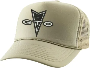 Pontiac Car Embroidered Trucker Hat Vintage Muscle Car Snapback