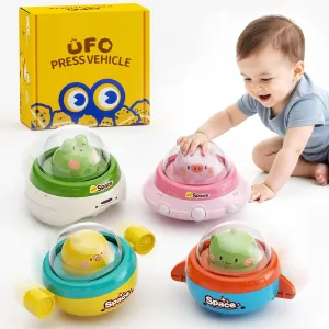 Press and Go Toy Cars for Toddlers 1-3 Push Go Animal Baby Racing Cars Friction Powered Car Toys for 6-12-18 Months Birthday Gifts for 1 2 3 Year Old Boys Girls