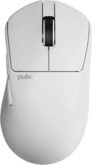 Pulsar Gaming Gears X3 Wireless Gaming Mouse, Ultra Lightweight (1.76 oz/50g), Hybrid Ergonomic, Optical Switch, 32000 DPI, 750 IPS, XS-1 Sensor, 8k Compatible (Mini, White)