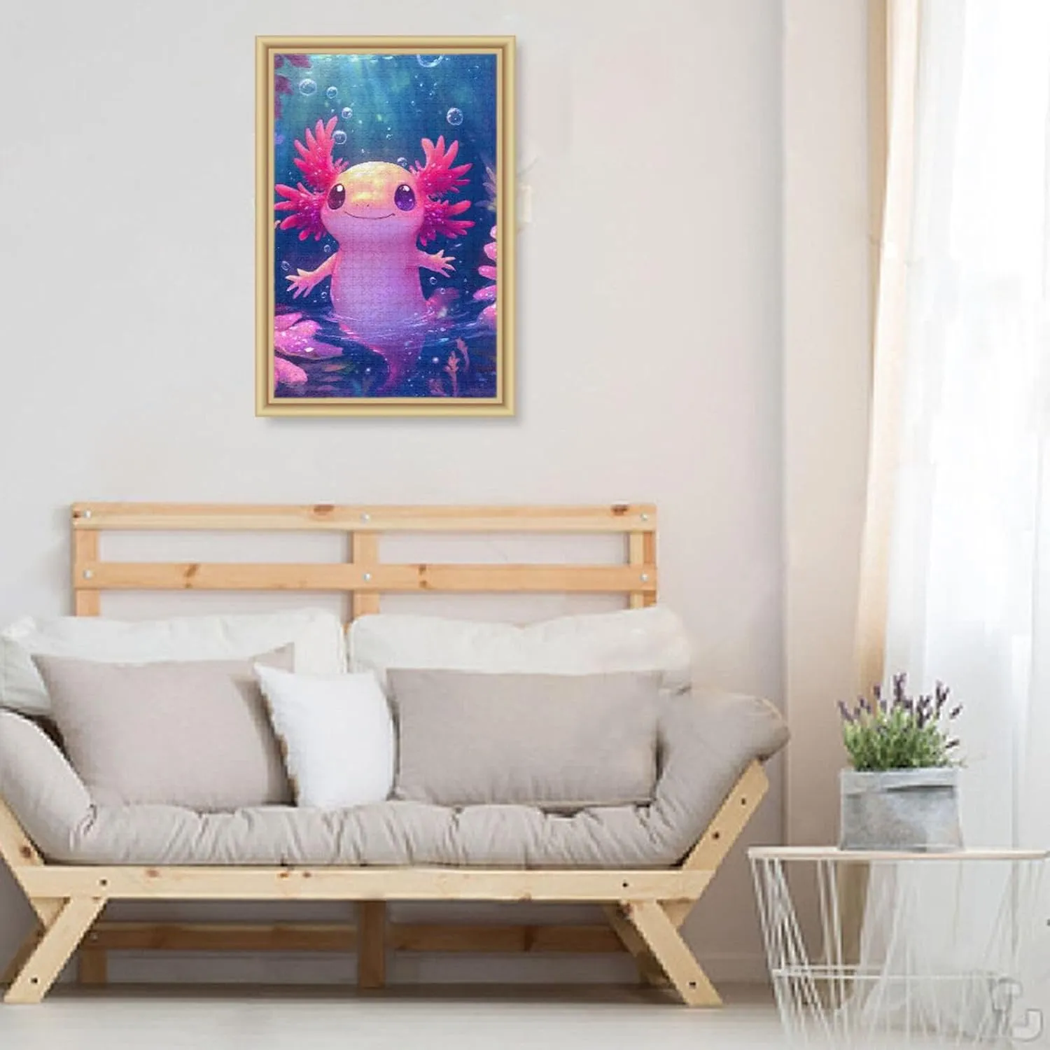 Puzzles for Adults 1000 Piece Cute Axolotl Jigsaw Puzzles Kids Game Toys Gift Home Decor 202b6523