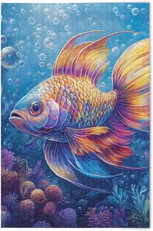 Puzzles for Adults 1000 Piece Cute Fish Color Jigsaw Puzzles Kids Game Toys Gift Home Decor 202b8720
