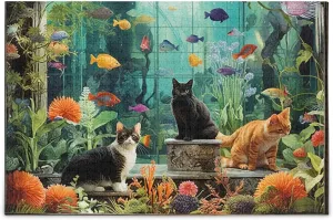 Puzzles for Adults 500 Piece Cute Cats Fish Tank Jigsaw Puzzles Kids Toy Game Gift 202a6343