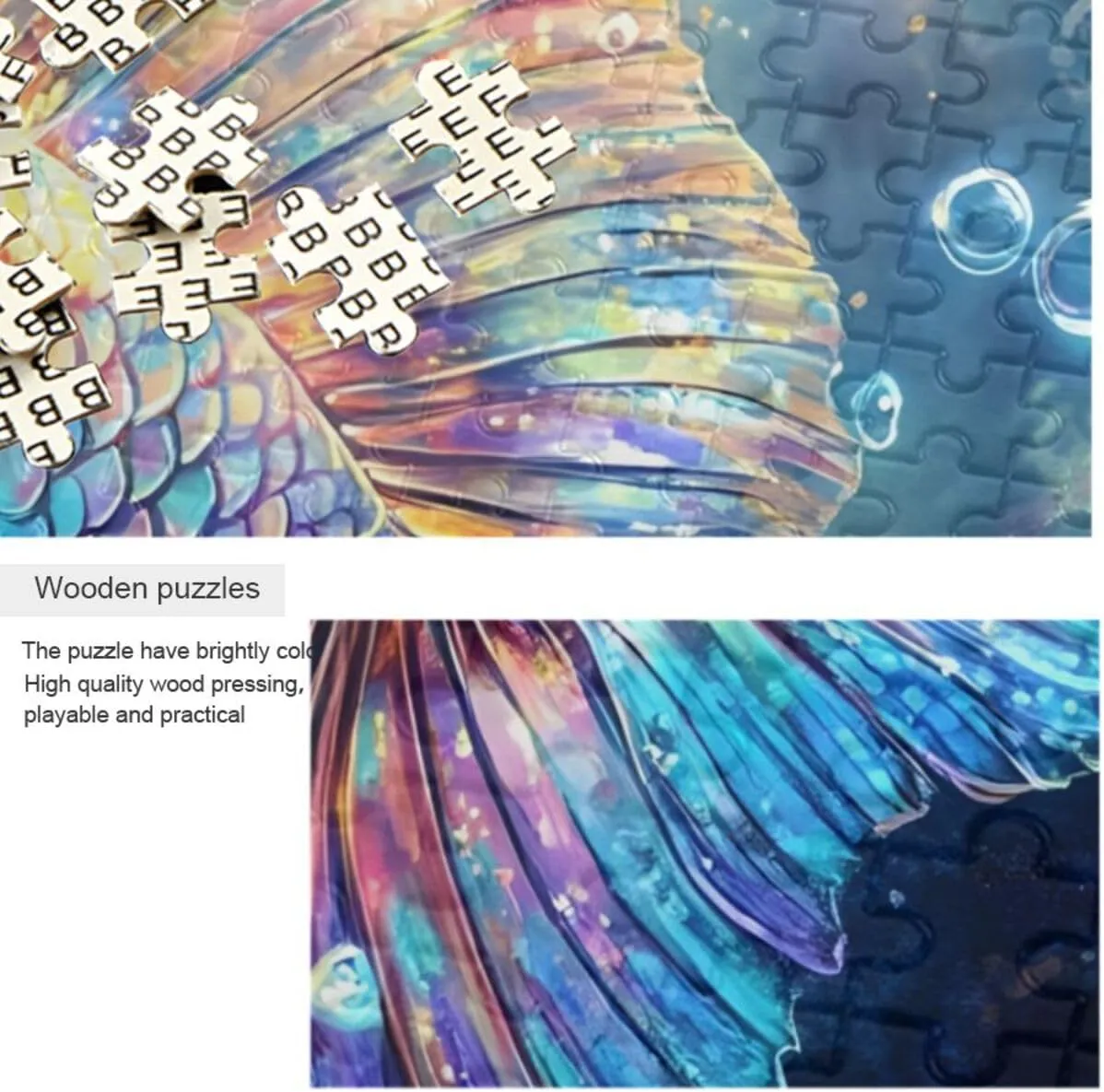 Puzzles for Adults 500 Piece Cute Fish Color Jigsaw Puzzles Kids Toy Game Gift 202b8721
