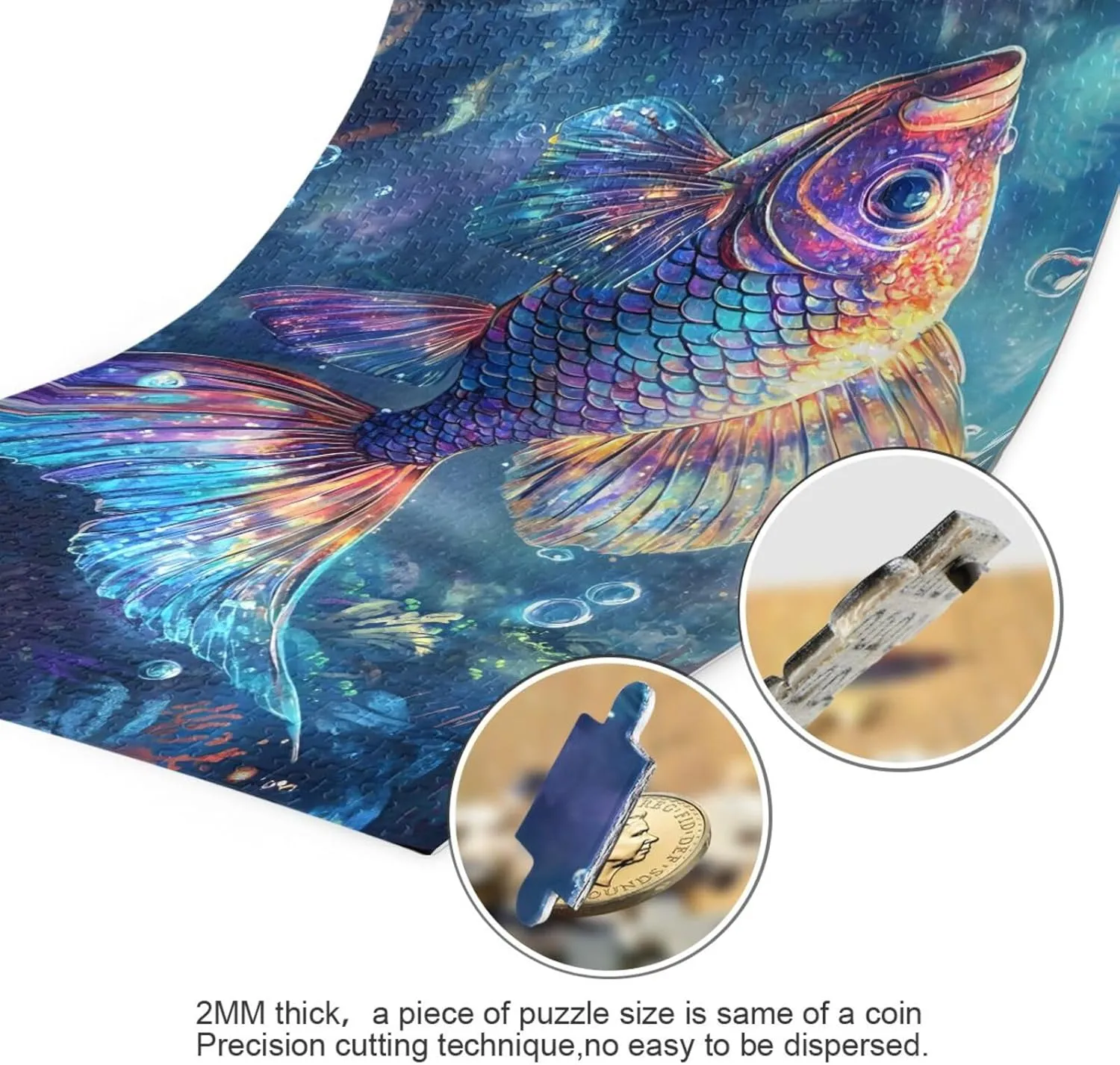 Puzzles for Adults 500 Piece Cute Fish Color Jigsaw Puzzles Kids Toy Game Gift 202b8721