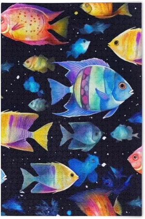 Puzzles for Adults 500 Piece Cute Whale Fish Jigsaw Puzzles Kids Toy Game Gift 202A2623