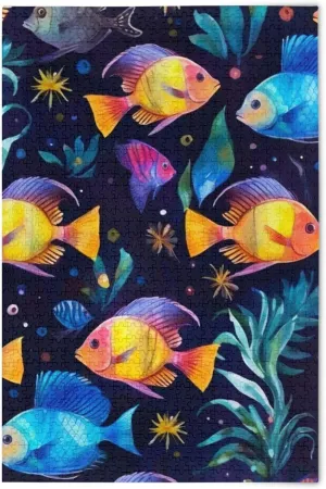 Puzzles for Adults 500 Piece Cute Whale Fish Jigsaw Puzzles Kids Toy Game Gift 202A2624