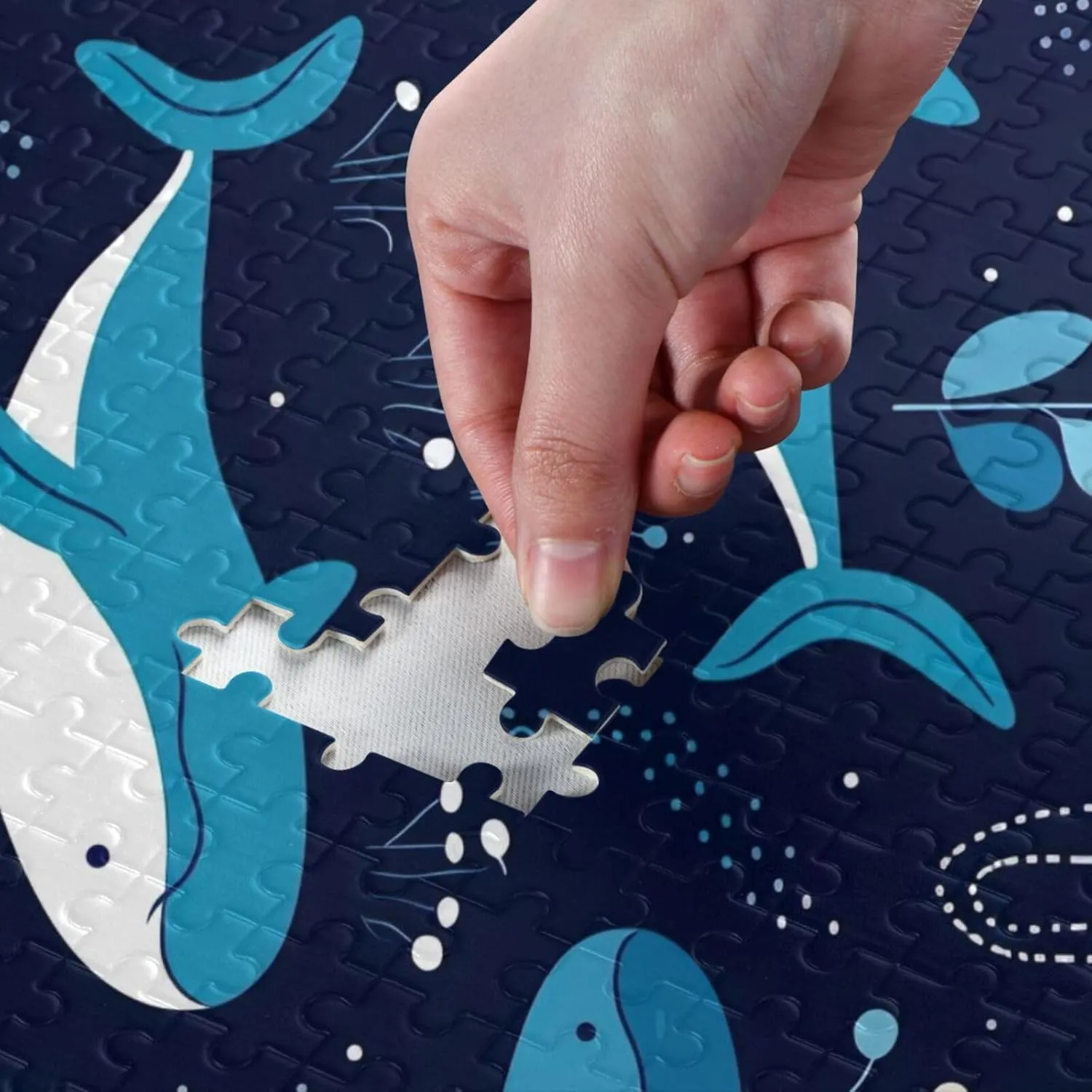 Puzzles for Adults 500 Piece Cute Whale Fish Jigsaw Puzzles Kids Toy Game Gift 202A2625