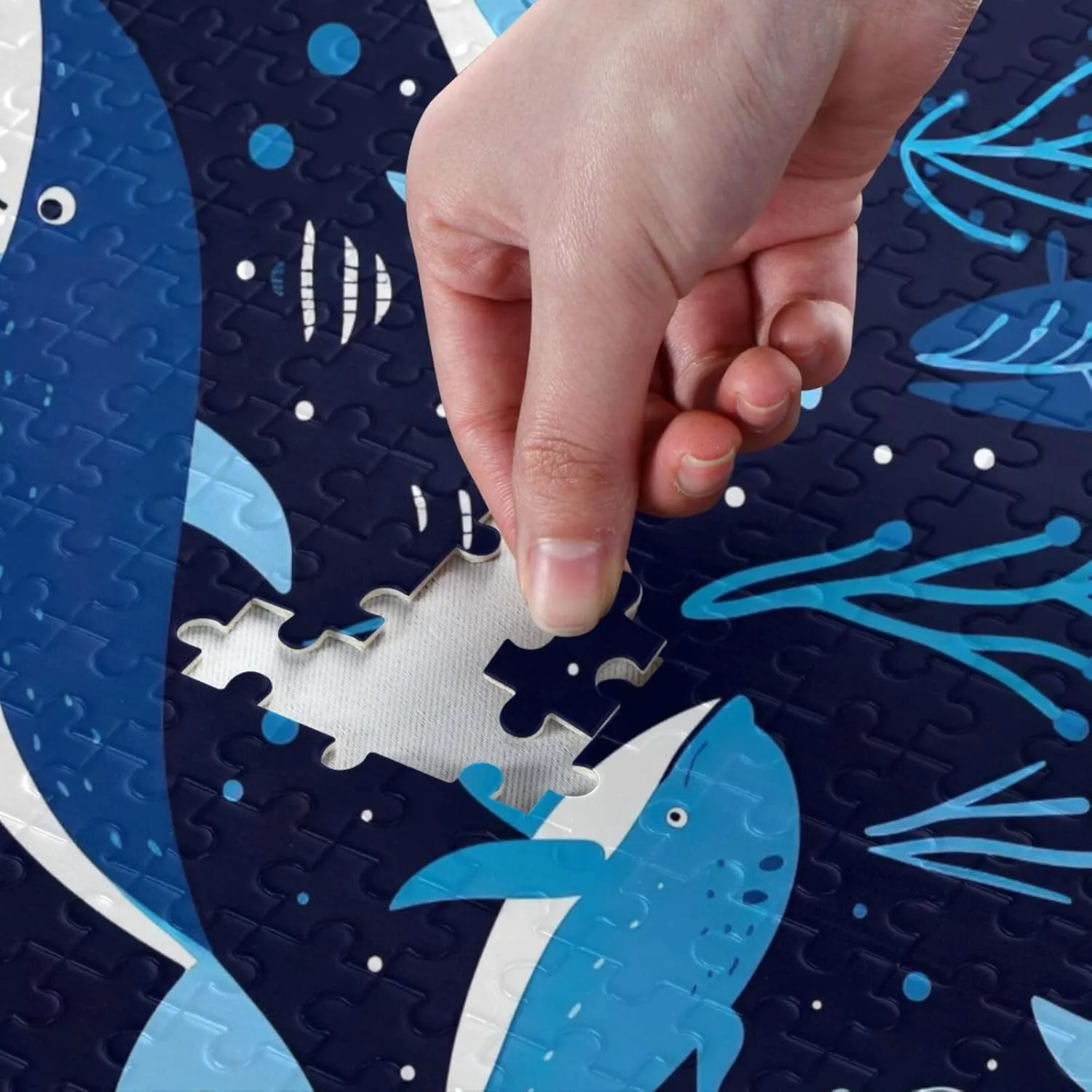 Puzzles for Adults 500 Piece Cute Whale Fish Jigsaw Puzzles Kids Toy Game Gift 202A2627