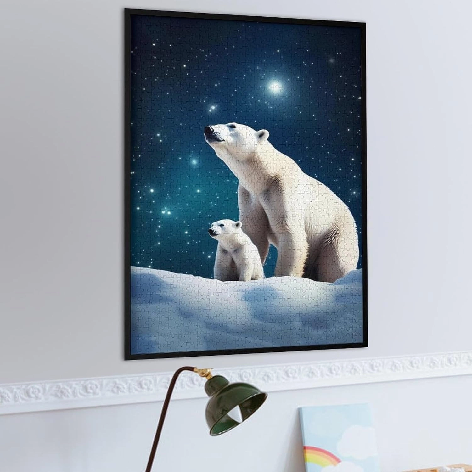 Puzzles for Adults 1000 Pieces - Cute Polar Bears Wild Animal Puzzle Challenging Educational Toys Gifts for Home Decor Family Activities