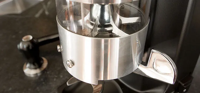 Quamar M80 Dosing Espresso Grinder in Black