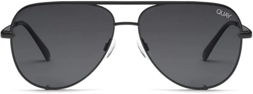 Quay - Sunglasses for Men & Women, Aviator Lenses with UV Protection, Oversized Sunglasses (High Key Large)