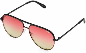 Quay - Sunglasses for Men & Women, Aviator Lenses with UV Protection, Oversized Sunglasses (High Key Large)