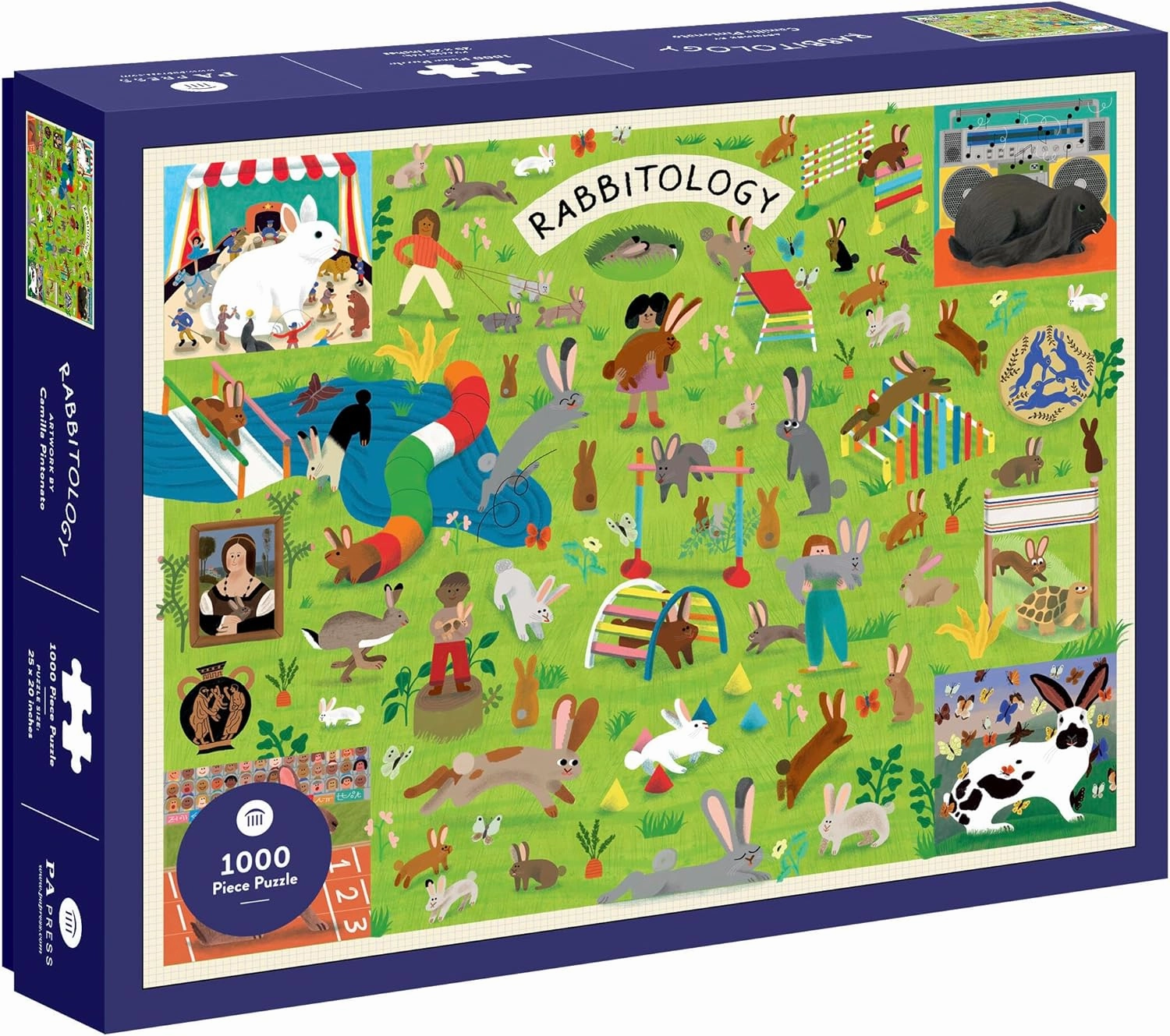 Rabbitology 1000 Piece Puzzle
