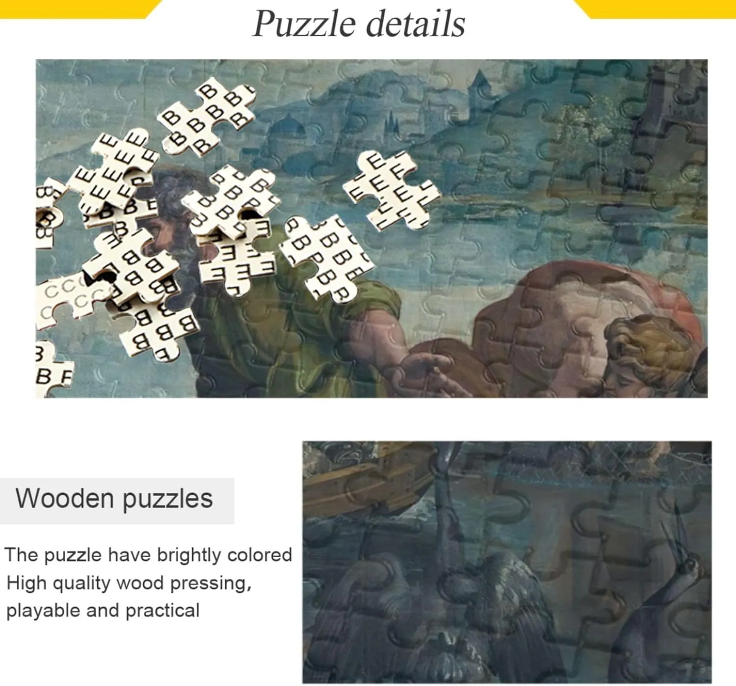 Raphael Miraculous Draught Fishes Personalized Jigsaw Puzzles for Adults 1000 Pieces Funny Gifts for White Elephant Game Landscape Puzzle Animal Art Decor, 29.5" x 19.7"
