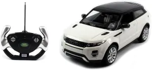 RASTAR Authorized 1:14 Land Rover Range Rover Evoque RC Toy Car with LED Lights (White)   Worldwide