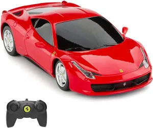 RASTAR Remote Control Car - 1/24 Scale Ferrari 458 Italia Model Toy Car - Red