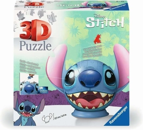 Ravensburger Puzzle-Ball Disney Stitch 72 Pieces Jigsaw Puzzle for Kids - Every Piece is Unique, Pieces Fit Together Perfectly