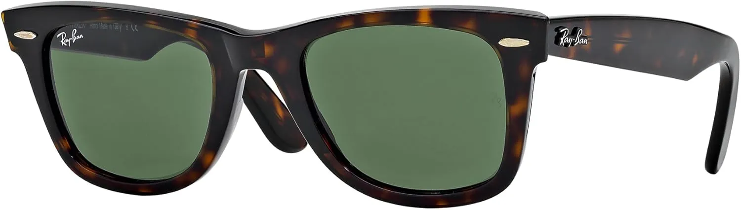 Ray-Ban RB2140 Original Wayfarer Classic Square Shape Sunglasses Bundle with VISIOVA Accessories - Casual Sunglasses
