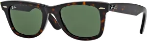 Ray-Ban RB2140 Original Wayfarer Classic Square Shape Sunglasses Bundle with VISIOVA Accessories - Casual Sunglasses