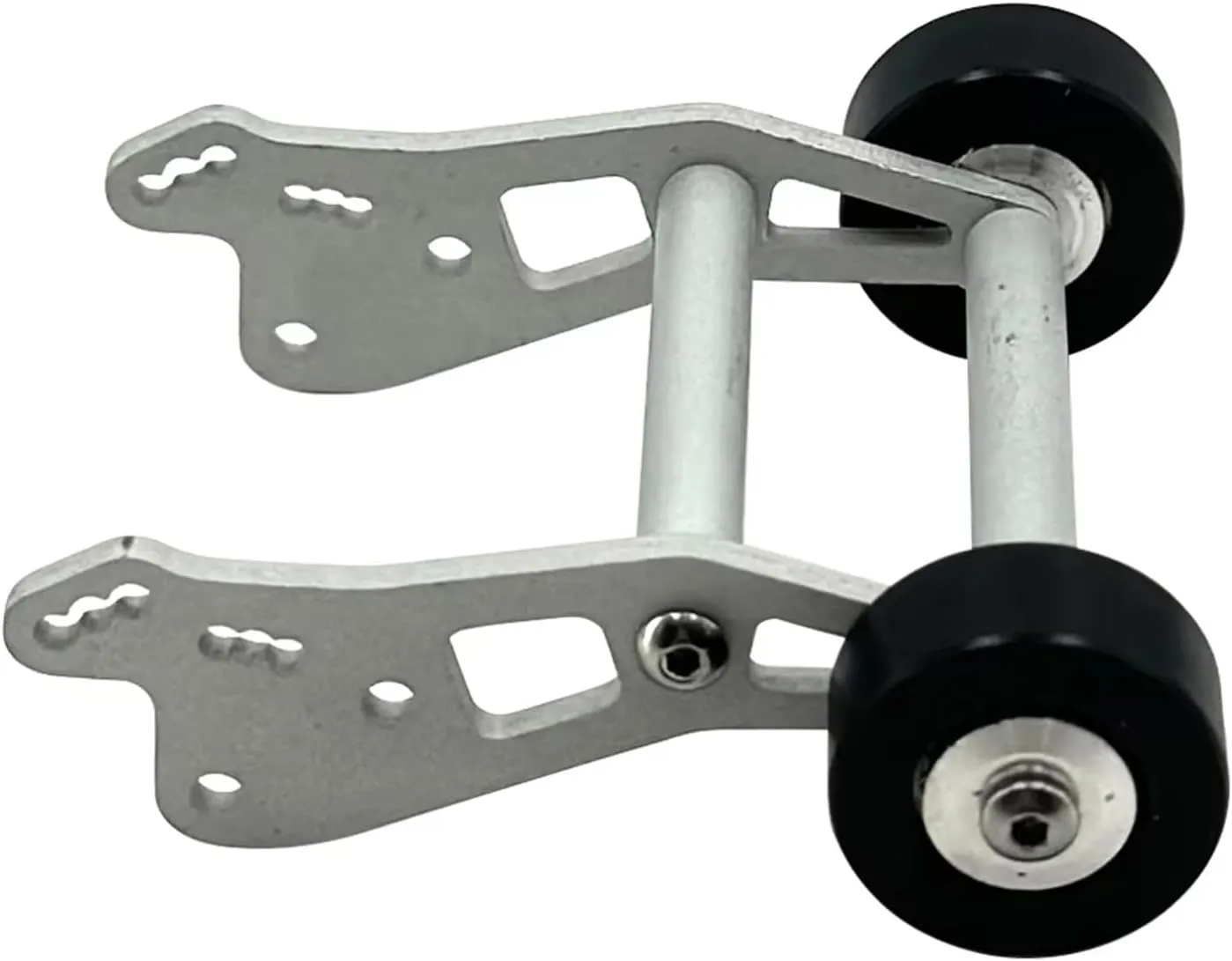 RC Car Accessories Compatible with Losi for Mini for LMT Adjustable Metal Wheelie Bar Anti Roll Wheel Aluminium 1/18 Rc Crawler Car Accessories Upgrade Parts(Silver)