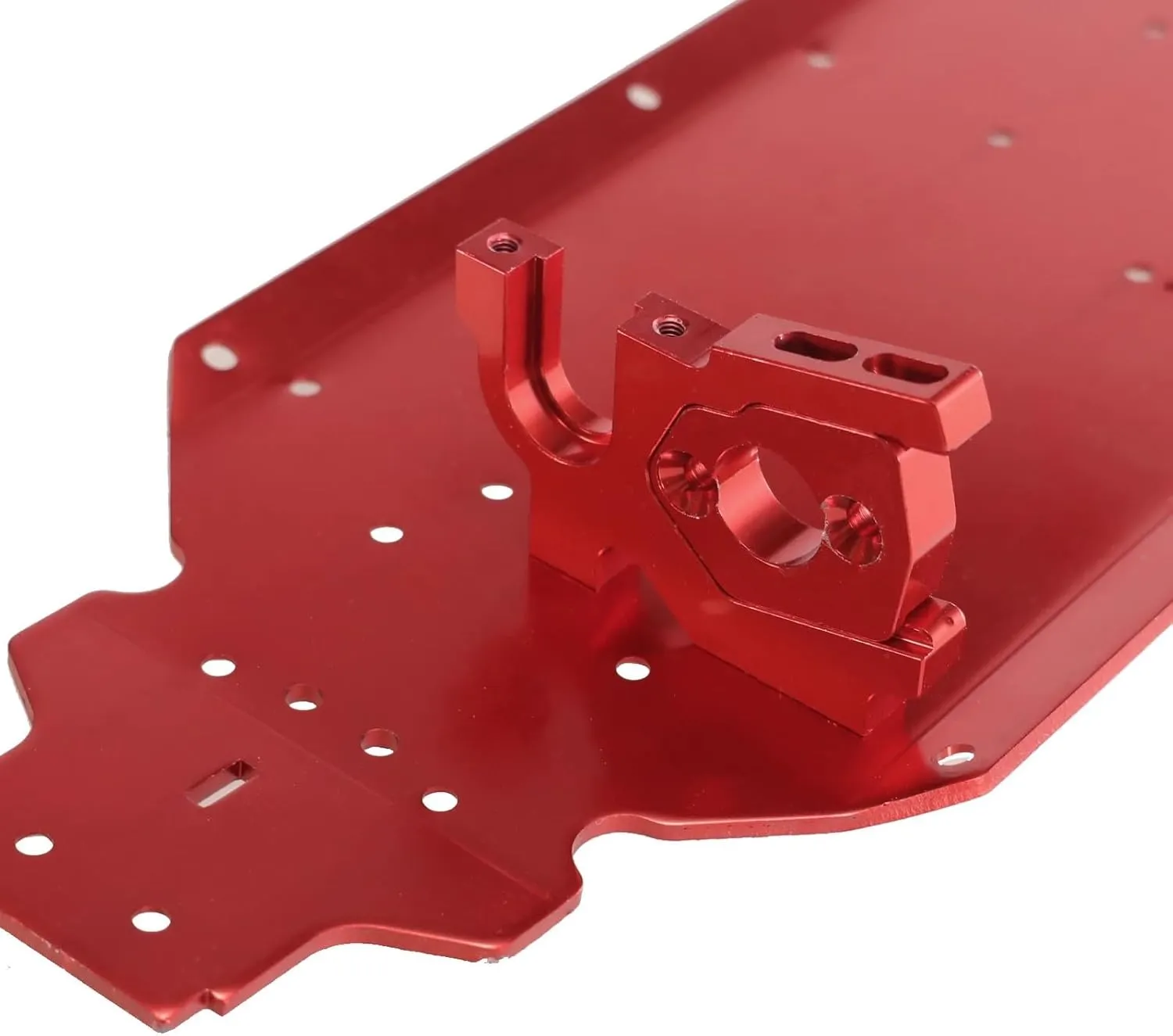 RC Car Repair Kit for Wltoys 1/14 144001 144002 144010 1/12 124016 124017 124018 124019 LC for Racing 1/14 RC Car Adjustable Motor Fixed for Seat Upgrade Accessories(Red)