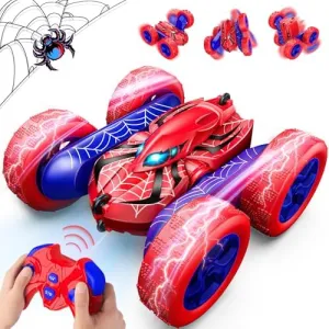 RC Cars Remote Control Car, Double Sided 360°Flip 4WD Rechargeable RC Drift Car,Toys for 3-12 Year Old Boys,Toys for Ages 5-7 Toys for Ages 8-13 Easter Basket Stuffers