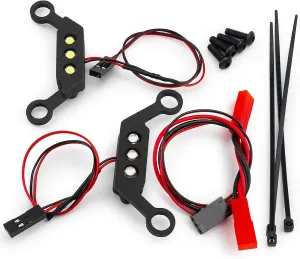 RC Front & Rear LED Lights Set for Tra-xxas Mini Maxx Small X Brushless 2S Rc 4Wd 1/16 RC Crawler Car Upgrade Parts