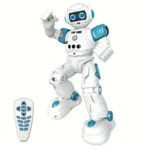 RC Robot Toys for Kids - Remote Control Gesture-Sensing, Programmable Dancing, Walking, Singing Intelligent Robot, Rechargeable, for 8  Years