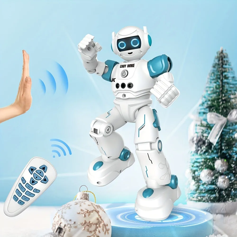RC Robot Toys for Kids - Remote Control Gesture-Sensing, Programmable Dancing, Walking, Singing Intelligent Robot, Rechargeable, for 8  Years