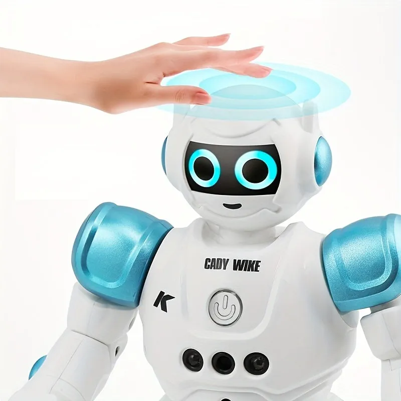 RC Robot Toys for Kids - Remote Control Gesture-Sensing, Programmable Dancing, Walking, Singing Intelligent Robot, Rechargeable, for 8  Years