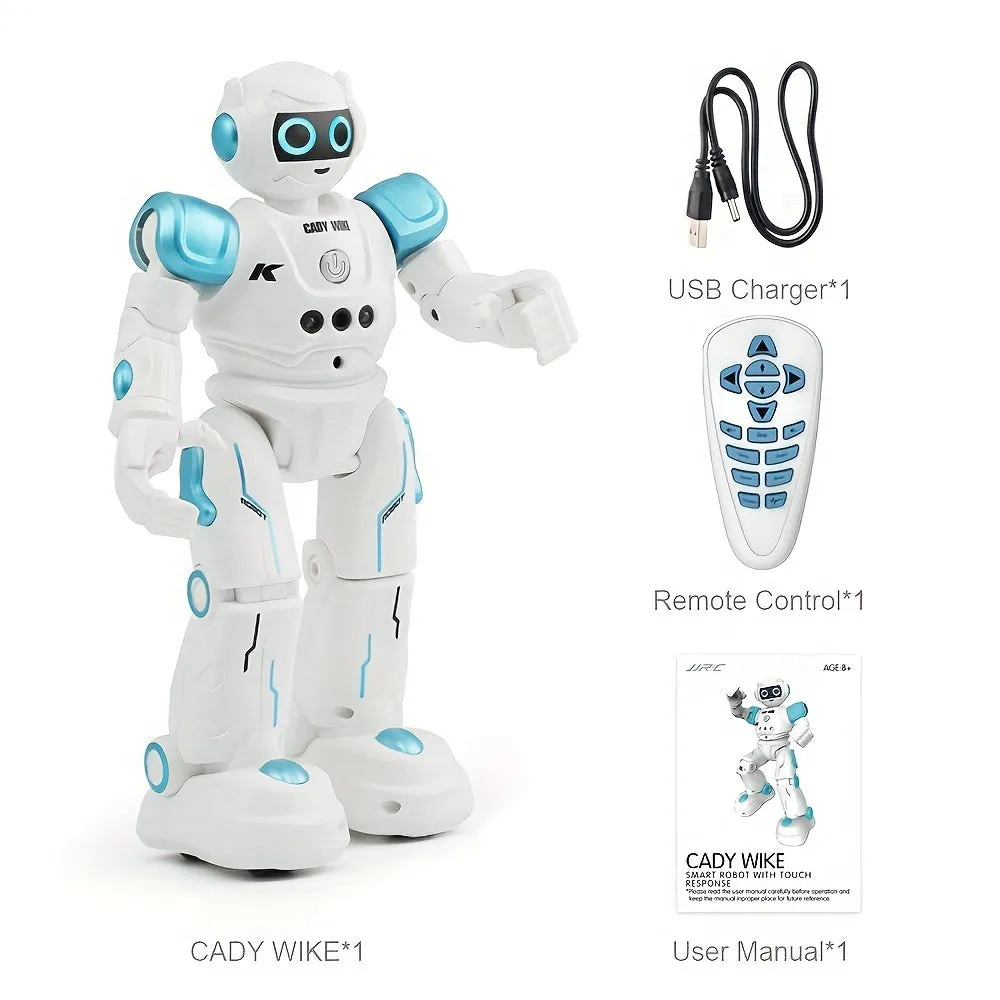RC Robot Toys for Kids - Remote Control Gesture-Sensing, Programmable Dancing, Walking, Singing Intelligent Robot, Rechargeable, for 8  Years