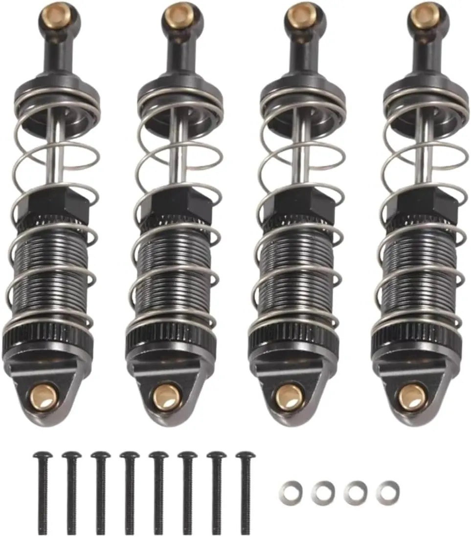 Rc Shock Absorber For Mn Mn86 Mn86S Mn86K Mn86KS G500 1/12 4pcs Adjustable Oil All Metal Shock Absorbers Damper RC Car Upgrades Parts Accessories Replacement