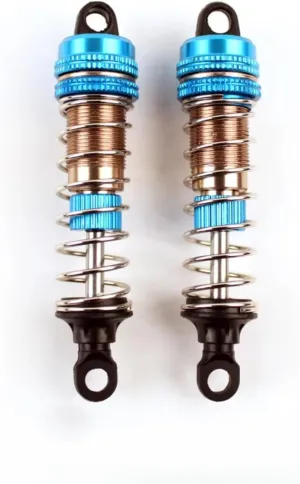 Rc Shock Absorber For SCY 1: 12 Accessory For Universal Alloy Hydraulic Shock Absorber Adjustable Soft Hard Hardness RC Cars Parts Upgrade, Replacement And Use(Blue)