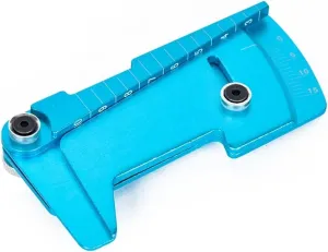 RC Upgrade Accessory Compatible with HSP for Tamiya for MST 1/10 1/12 RC for Model Car Drift Tools Adjustable Ruler Wheel Hub Balance Ruler Camber 15° Tools(Blue)